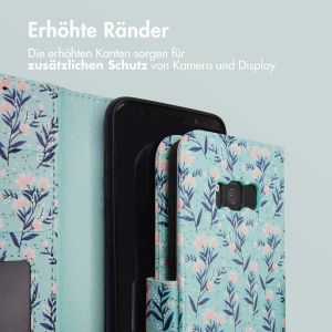 iMoshion ﻿Design Klapphülle für das Samsung Galaxy S8 - Blue Flowers