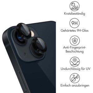 iMoshion ﻿2er-Pack Objektivschutz für Kamera für das iPhone 14 / 14 Plus - Schwarz