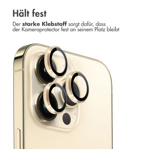 iMoshion ﻿2er-Pack Objektivschutz für Kamera für das iPhone 14 Pro / 14 Pro Max - Gold