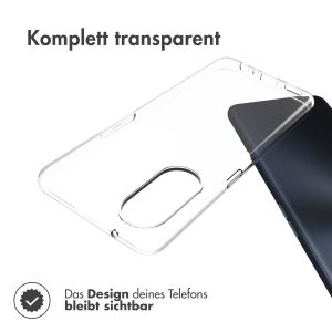 Accezz TPU Clear Cover für das Oppo Reno 8T (4G) - Transparent