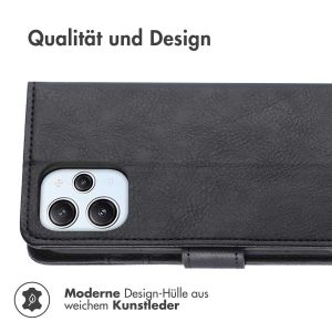 iMoshion Luxuriöse Klapphülle für das Xiaomi Redmi 12 - Schwarz