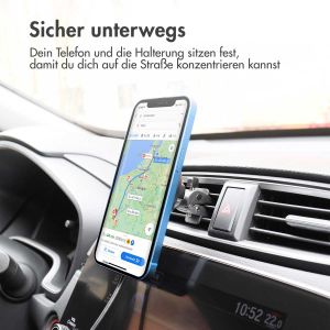 Accezz Handyhalterung für das Auto - MagSafe - Kabelloses Ladegerät - Universell - Lüftungsgitter - Schwarz