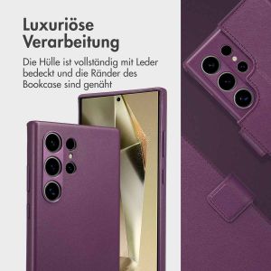 Accezz 2-in-1 Klapphülle aus Leder mit MagSafe für das Samsung Galaxy S24 Ultra - Heath Purple