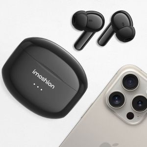 iMoshion Aura Pro Earbuds – Kabellose Kopfhörer – Kabellose Bluetooth-Kopfhörer – Mit ANC-Geräuschunterdrückungsfunktion - Schwarz