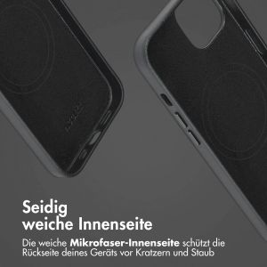 Accezz 2-in-1 Klapphülle aus Leder mit MagSafe für das iPhone 14 - Onyx Black