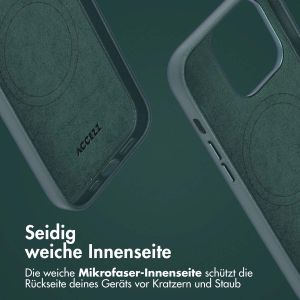 Accezz 2-in-1 Klapphülle aus Leder mit MagSafe für das iPhone 14 Pro - Cedar Green