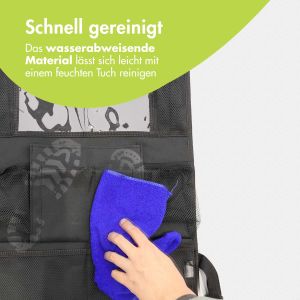 iMoshion Autositz Organizer für Kinder – 9 Fächer - Inklusive Tablet-Halter – Schwarz