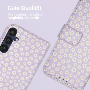 iMoshion Design Klapphülle für das Samsung Galaxy A35 - White Daisy