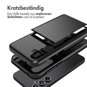 iMoshion Backcover mit Kartenfach für das Samsung Galaxy S23 FE - Schwarz