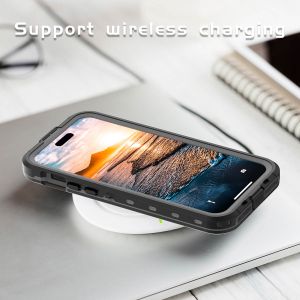 Redpepper Dot Plus Waterproof Case für das iPhone 15 Plus - Schwarz