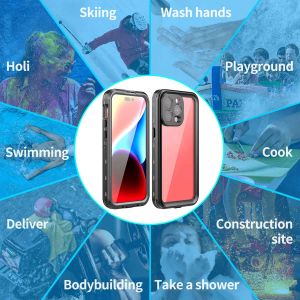 Redpepper Dot Plus Waterproof Case für das iPhone 15 Pro Max - Schwarz