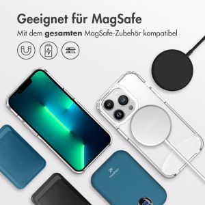 iMoshion MagSafe Hülle mit abnehmbarem Band für das iPhone 13 Pro - Transparent