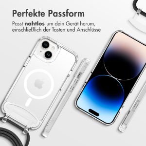 iMoshion MagSafe Hülle mit abnehmbarem Band für das iPhone 14 - Transparent