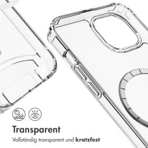 iMoshion MagSafe Hülle mit abnehmbarem Band für das iPhone 15 - Transparent