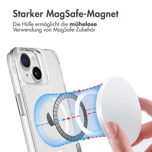 iMoshion Rugged Air MagSafe Case für das iPhone 15 - Transparent
