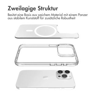 iMoshion Rugged Air MagSafe Case für das iPhone 15 Pro - Transparent