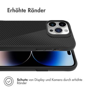 iMoshion Rugged Hybrid Carbon Case für das iPhone 15 Pro Max - Schwarz
