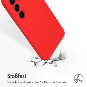 Accezz Liquid Silikoncase für das Samsung Galaxy S24 - Rot
