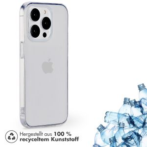 Accezz 100% recyceltes TPU Clear Cover für das iPhone 14 Pro  - Transparent