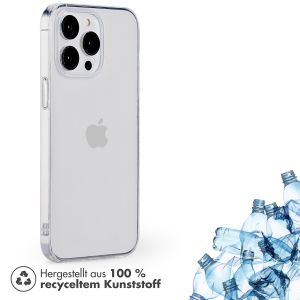 Accezz 100% recyceltes TPU Clear Cover für das iPhone 14 Pro Max  - Transparent