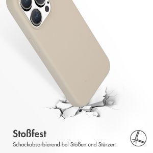 Accezz Liquid Silikoncase mit MagSafe für das iPhone 15 Pro - Stone