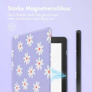 iMoshion Design Slim Hard Case Sleepcover für das Tolino Page 2 - Flowers Distance
