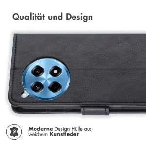 iMoshion Luxuriöse Klapphülle für das OnePlus 12R - Schwarz