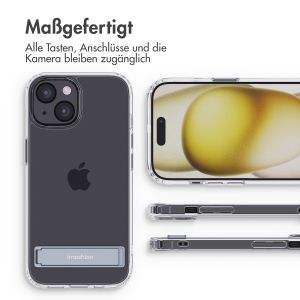 iMoshion Back Cover mit Ständer für das iPhone 15 - Transparent