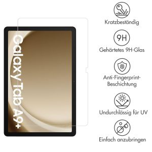 iMoshion Displayschutz aus gehärtetem Glas für das Samsung Galaxy Tab A9 Plus