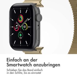 iMoshion Mailändische Magnetarmband für die Apple Watch Series 1-9 / SE - 38/40/41 mm - Größe S - Champagne