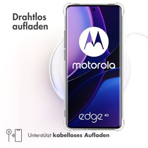 iMoshion Shockproof Case für das Motorola Edge 40 - Transparent