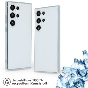 Accezz 100% recyceltes TPU Clear Cover für das Samsung Galaxy S24 Ultra - Transparent