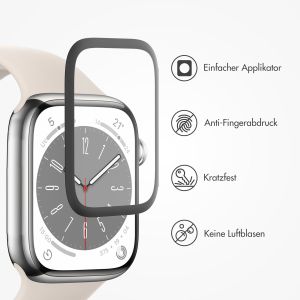 Accezz Displayschutzfolie mit Applikator für die Apple Watch Series 7-9 - 45 mm