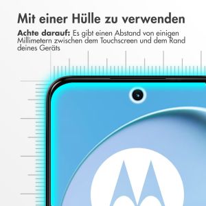 Accezz Screen Protector aus gehärtetem Glas für das Motorola Moto G14 - Transparent