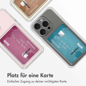 iMoshion Soft Case Back Cover mit Kartenfach für das iPhone 15 Pro - Transparent