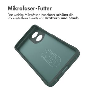 iMoshion EasyGrip Back Cover für das Oppo A58 - Dunkelgrün