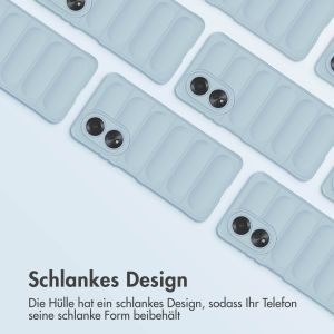 iMoshion EasyGrip Back Cover für das Oppo A58 - Hellblau