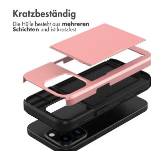 iMoshion Backcover mit Kartenfach für das iPhone 15 Pro - Rose Dorée 