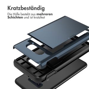 iMoshion Backcover mit Kartenfach für das Samsung Galaxy S10e - Dunkelblau