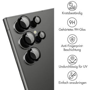 iMoshion 2er-Pack Objektivschutz für Kamera für das Samsung Galaxy S24 Ultra - Schwarz