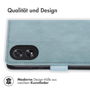 iMoshion Luxuriöse Klapphülle für das Oppo A18 / Oppo A38 - Hellblau