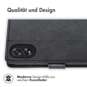 iMoshion Luxuriöse Klapphülle für das Oppo A18 / Oppo A38 - Schwarz