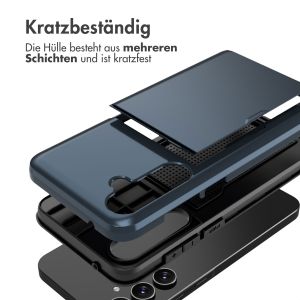 iMoshion Backcover mit Kartenfach für das Samsung Galaxy A55 - Dunkelblau