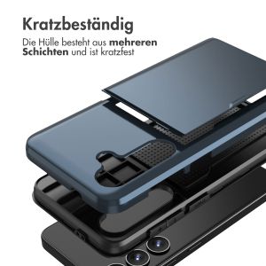 iMoshion Backcover mit Kartenfach für das Samsung Galaxy S24 - Dunkelblau