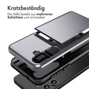 iMoshion Backcover mit Kartenfach für das Samsung Galaxy S24 Plus - Grau