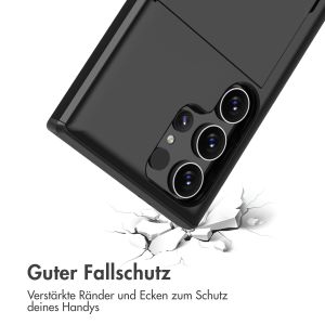 iMoshion Backcover mit Kartenfach für das Samsung Galaxy S24 Ultra - Schwarz