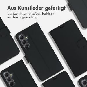 Accezz Wallet TPU Klapphülle für das Samsung Galaxy A35 - Schwarz