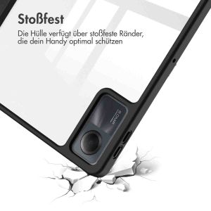 iMoshion Trifold Hardcase Klapphülle für das Xiaomi Redmi Pad SE - Schwarz