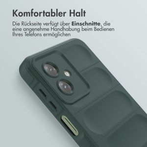 iMoshion EasyGrip Back Cover für das Motorola Moto G54 - Dunkelgrün