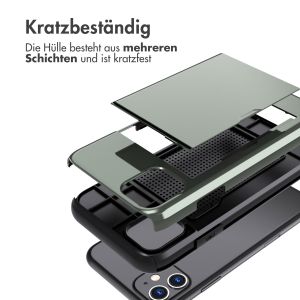 iMoshion Backcover mit Kartenfach für das iPhone 11 - Dunkelgrün